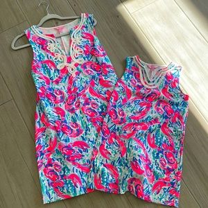 Mommy and me dresses adult size M , girls sizeL 8-10